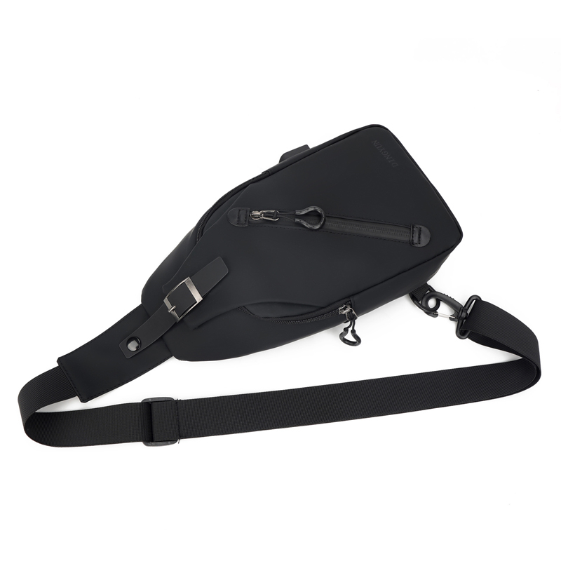 Unisex Solid Color Nylon Sewing Thread Zipper Fanny Pack display picture 5