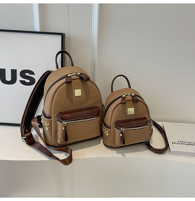 Color Block Casual Daily Shopping Women's Backpack display picture 2