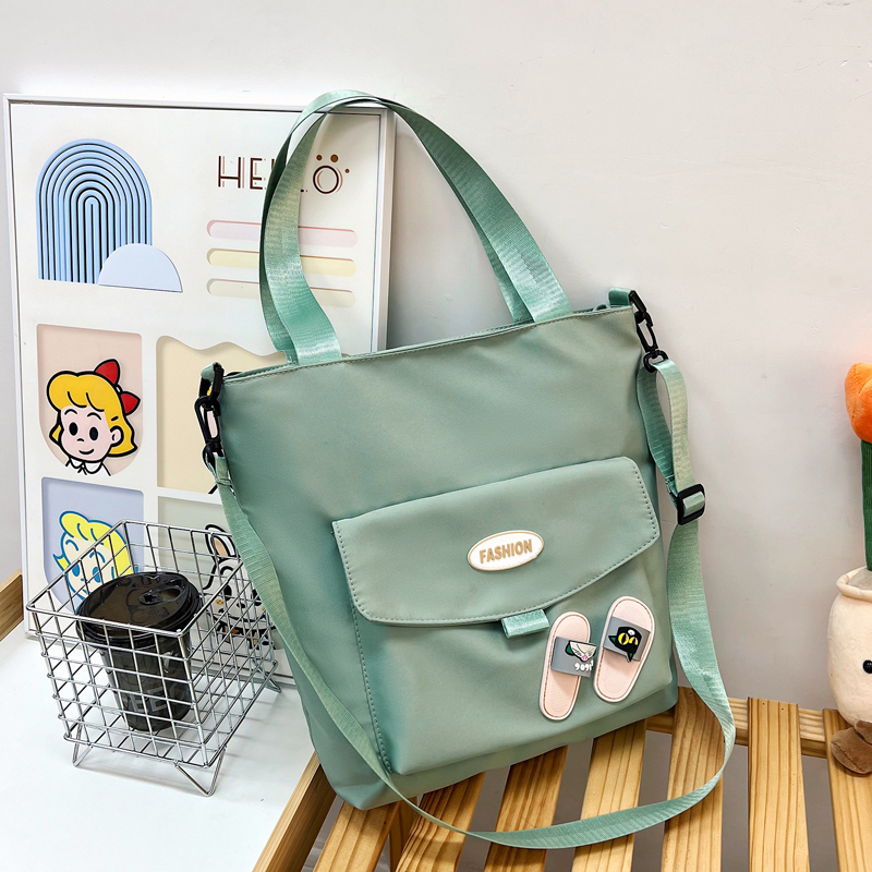 Unisex Nylon Cartoon Classic Style Square Zipper Handbag display picture 7