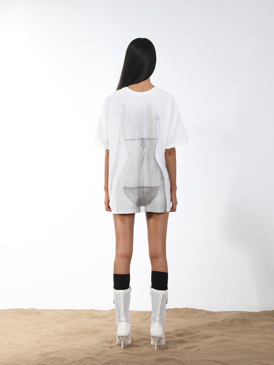 Women's T-shirt Short Sleeve T-shirts Printing Sexy Streetwear Human display picture 34