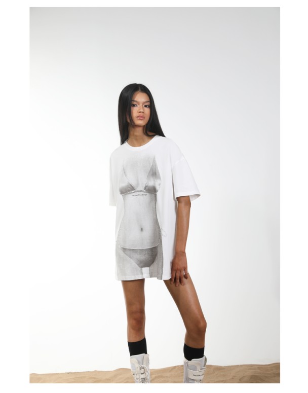 Women's T-shirt Short Sleeve T-shirts Printing Sexy Streetwear Human display picture 16