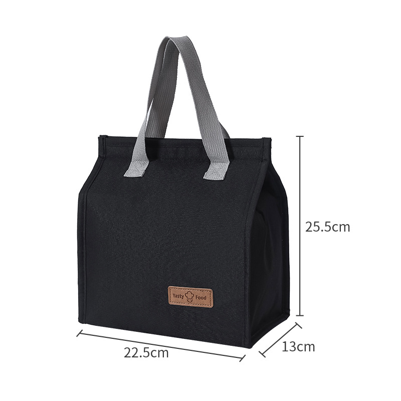 Girl's Unisex Boy's Polyester Solid Color Classic Style Sewing Thread Square Magnetic Buckle Lunch Bag Handbag display picture 4