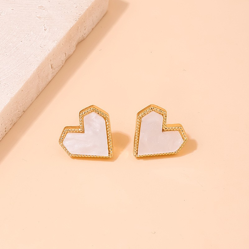 1 Pair Simple Style Geometric Alloy Ear Studs display picture 20