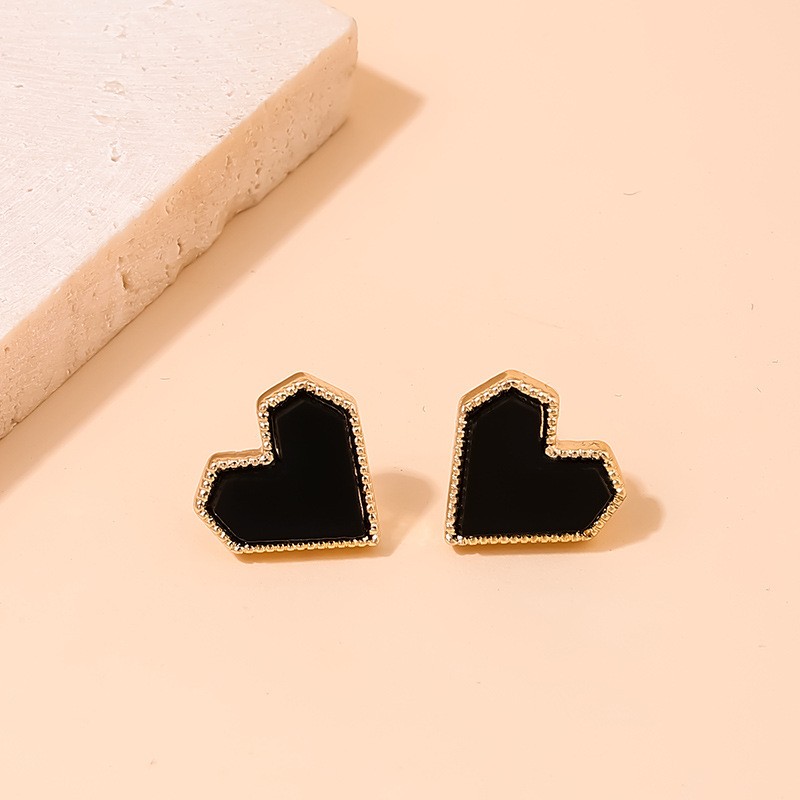 1 Pair Simple Style Geometric Alloy Ear Studs display picture 15