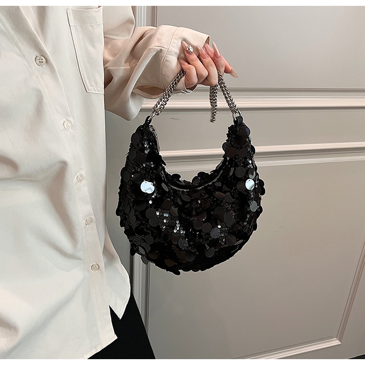 Women's Polyester Solid Color Vintage Style Classic Style Zipper Evening Bag display picture 2