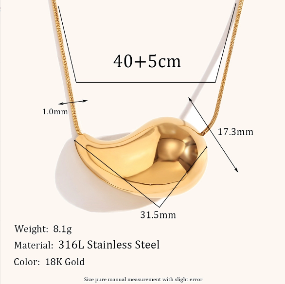 1 Pair Simple Style Water Droplets Plating Stainless Steel 18K Gold Plated Ear Studs display picture 9
